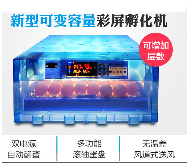 64枚小型全自動孵化機